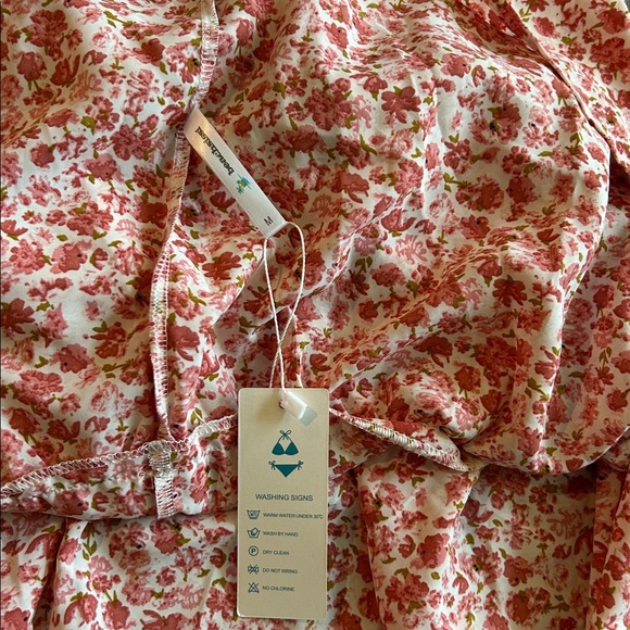 Beachsissi Elegant Floral pink Mini Dress - Picture 8 of 8